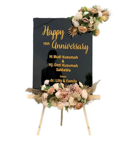 Papan Bunga Akrilik Cangkringturi